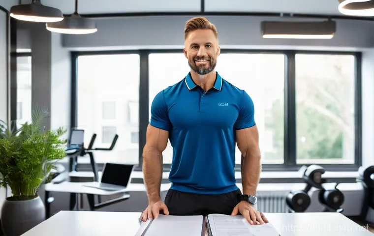 헬스트레이너 경력 쌓기 팁 - **Prompt 1: Diverse Client Empowerment in a Modern Studio**
    "A vibrant and energetic scene insid...