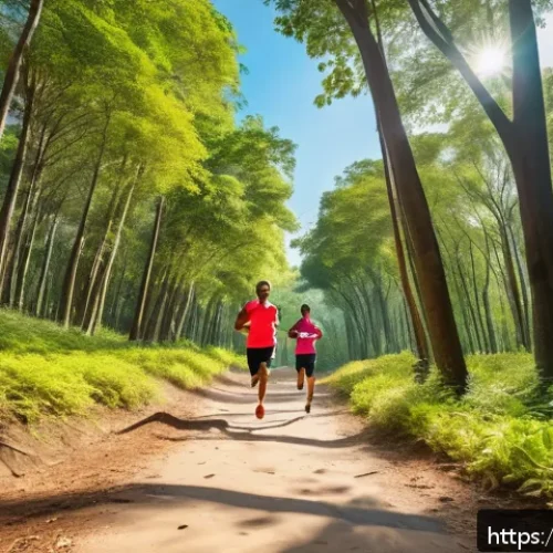 헬스트레이너 PT 이벤트 아이디어 - A vibrant outdoor trail running scene featuring diverse Indian adults jogging energetically through ...